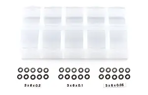 Shims Set for 3x6 with Plastic Case