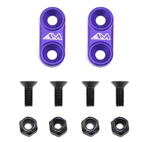 1:10 On-Road Alloy Wing Mounts - Purple