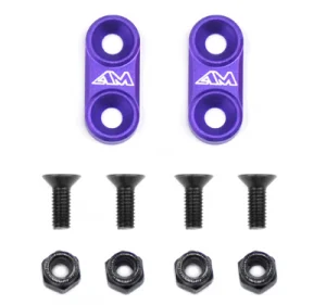 1:10 On-Road Alloy Wing Mounts - Purple