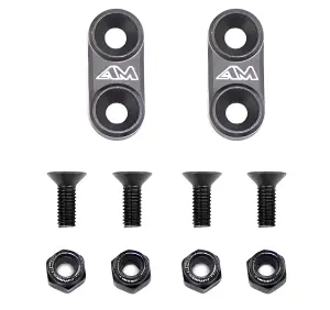 1:10 On-Road Alloy Wing Mounts - Gray