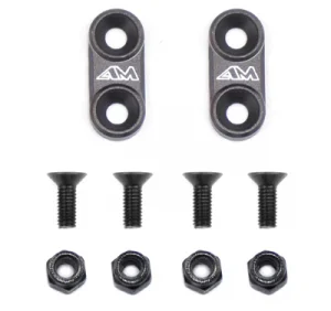 1:10 On-Road Alloy Wing Mounts - Gray
