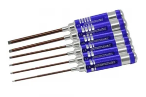 ArrowMax Hex Driver Tool Set - 1.5 2.0 2.5 3.0 4.0 & 5.0 X 120mm - 6 Pieces