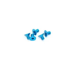 Aluminium Countersunk Hex Head Screw - M3 x 5 Blue (5)
