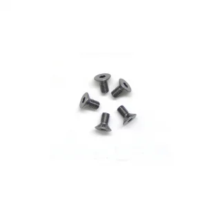 Aluminium Countersunk Hex Head Screw - M3 x 6 Gray (5)