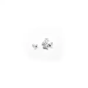 Aluminium Countersunk Hex Head Screw - M3 x 6 Silver (5)