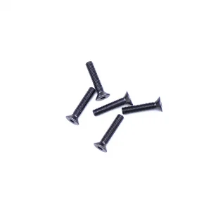 Aluminium Countersunk Hex Head Screw - M3 x 15 Gray (5)