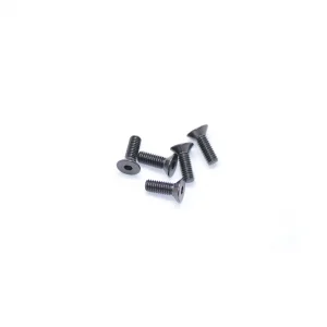 Aluminium Countersunk Hex Head Screw - M4 x 12 Gray (5)