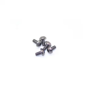 Aluminium Button Hex Head Screw - M2 x 4 Gray (5)