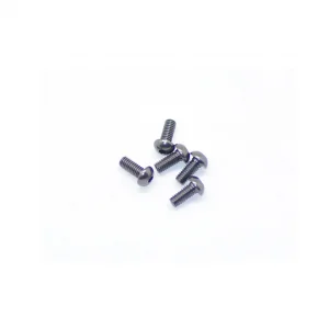 Aluminium Button Hex Head Screw - M2.5 x 6 Gray (5)