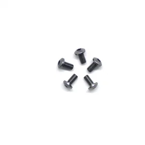 Aluminium Button Hex Head Screw - M3 x 6 Gray (5)