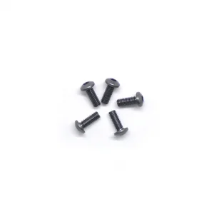 Aluminium Button Hex Head Screw - M3 x 8 Gray (5)