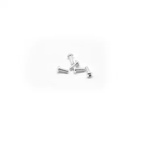 Aluminium Button Hex Head Screw - M3 x 8 Silver (5)