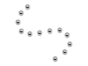 Diff Balls 1:8 Steel - 12pcs