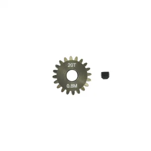 Pinion Gear 0.8mm (mod) - 20T (7075 Hard) ** CLEARANCE **