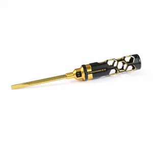Flat Head Screwdriver 5.8 x 100mm Black Golden ** CLEARANCE **