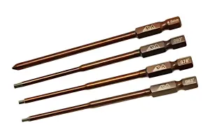 Arrowmax Power Tool Tip Set  - 0.63 + 0.78 + 0.93 Hex + Phillips 4.0mm