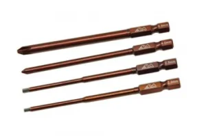 Arrowmax Power Tool Tip Set  - 2.0 + 2.5mm Hex + Phillips 4.0 + 5.8mm