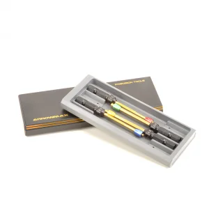 ArrowMax Power Tool Tip Set - 4 Piece + Alloy Case - Black Golden