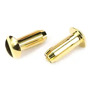 Low Profile 5mm Connector 24K - 2 Pack