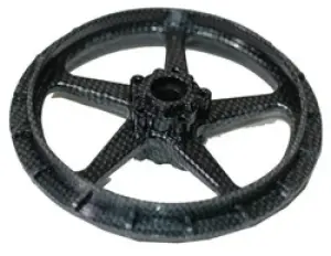 Front Wheel Carbon Texture