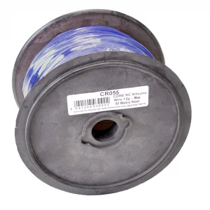 Core RC Silicone Wire 12g - Blue 50 Metre Reel