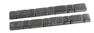 Core RC Black X-Weights 10g And 5g (8 Each)
