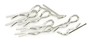 Small Body Clip 1:10 - Silver (8)