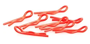 Small Body Clip 1:10 - Fluorescent Red (8)