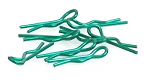 Small Body Clip 1:10 - Metallic Green (8)