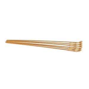 Extra Long Body Clips 1:10 Size - Pack Of 6 - Gold