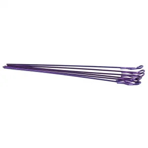 Extra Long Body Clips 1:10 Size - Pack Of 6 - Metallic Purple