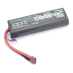 Core RC Round Case  4000mAh 7.4V 30C LiPo