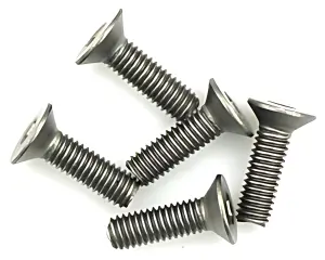Titanium Countersunk Hex Screws M3 x 10 (10)