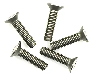 Titanium Countersunk Hex Screws M3 x 12 (10)