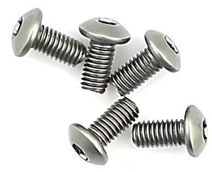 Titanium Caphead Hex Screws M3 x 6 (10)