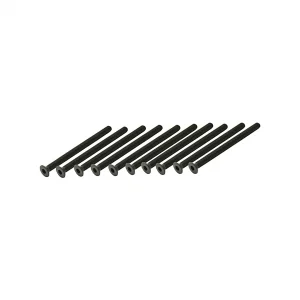 Steel Countersunk Hex Screws M3 x 40 (10)