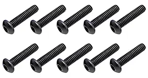 Steel Button Head Hex Screws M3 x 10 (10)