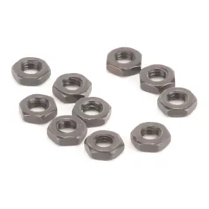 M3 Steel 1/2 Nut - Black - (10)