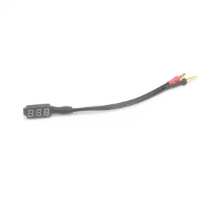 Core RC LiPo Voltage Checker With 4/5mm Tube Connectors