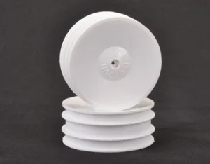 JConcepts 2.2 Dish Front White Wheels - CAT XLS - 8mm Castle Fitting (2)