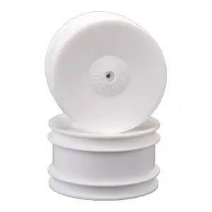 JConcepts 2.2 Dish Rear White Wheels - CAT XLS - 8mm Castle Fitting (2)