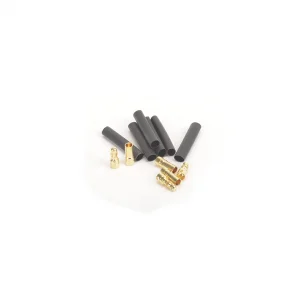 Core RC 3.5mm Gold Banana Bullets - 3 Pairs Male + Female + Shrink Tube