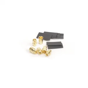 Core RC 8.0mm Gold Banana Bullets - 3 Pairs Male + Female + Shrink Tube