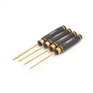 Core RC Premium Allen Wrench Hex Set Black Golden - 4pcs 1.5/2.0/2.5/3.0mm