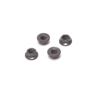 Core RC - Serrated M4 Steel Black Wheel Nut (4)