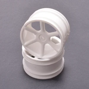 JC 6 Spoke 2.2 Rear White Wheel CAT/Coug 2K (2)