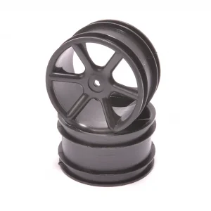 JC 6 Spoke 2.2 Rear Black Wheel CAT/Coug 2K (2)