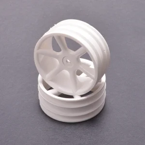 JC 6 Spoke 2.2 4WD Front White Wheel CAT 2K (2)