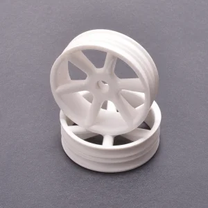 JC 6 Spoke 2.2 2WD Front White Wheel Cougar 2K (2)