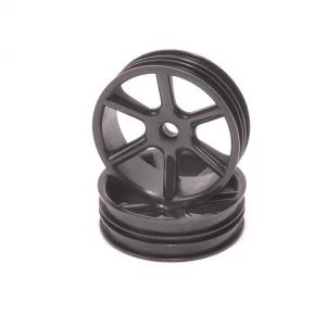 JC 6 Spoke 2.2 2WD Front Black Wheel Cougar 2K (2)